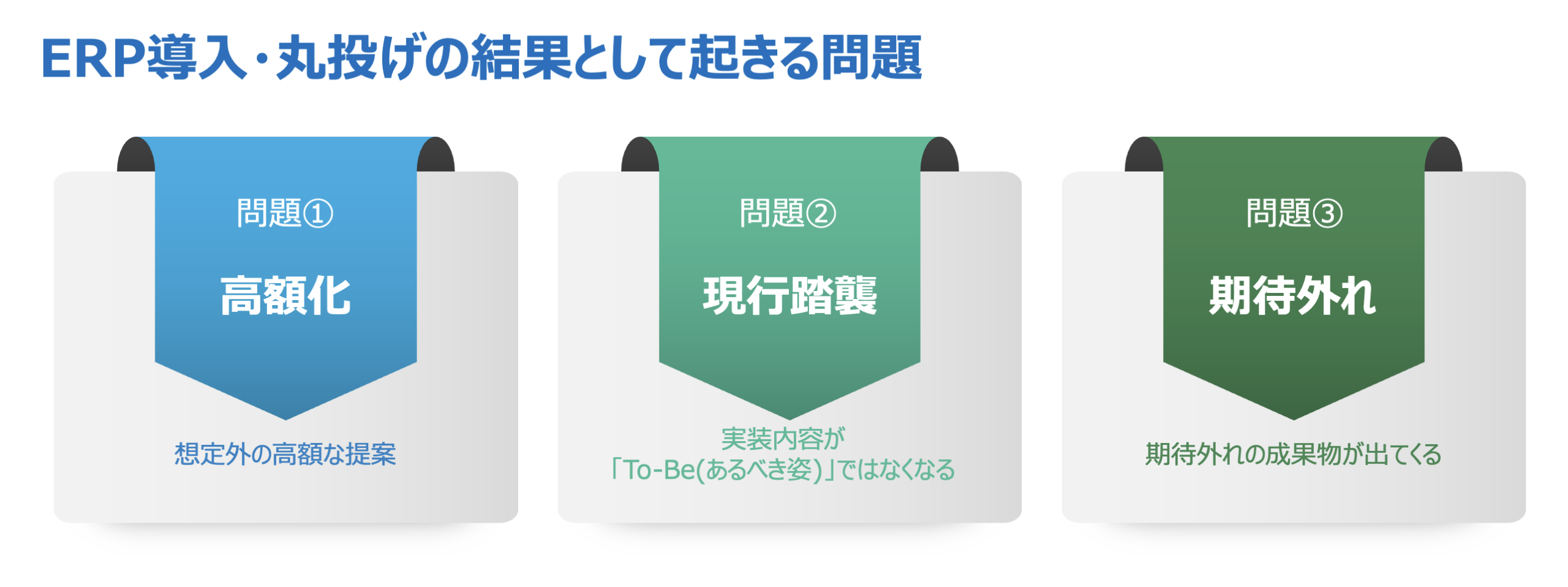 ERP導入・丸投げの結果として起きる問題